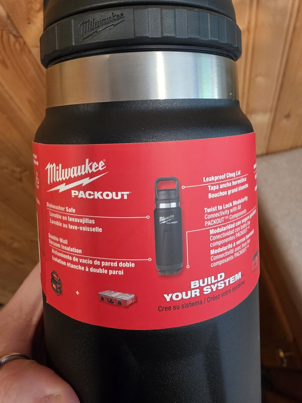 Milwaukee Packout Insulated Travel Mug - Black